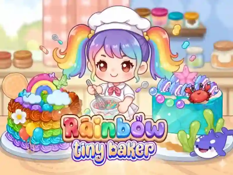 Cluiche Rainbow Tiny Baker ar líne