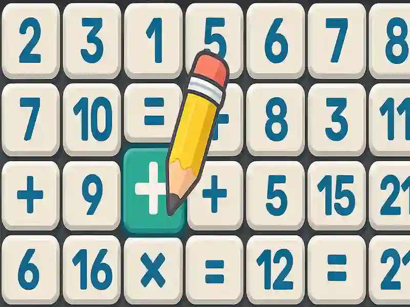 Cluiche Math Crosfhocal Puzal Genius Eagrán ar líne