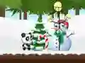 Cluiche Rith Panda Nollag ar lĂne Cluiche Rith Panda Nollag ar lĂne