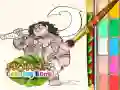 Cluiche Leabhar Dathúcháin Moana ar líne