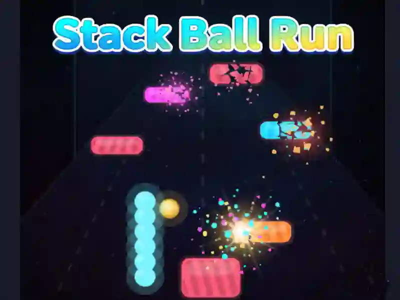 Cluiche Stack Ball Run ar líne