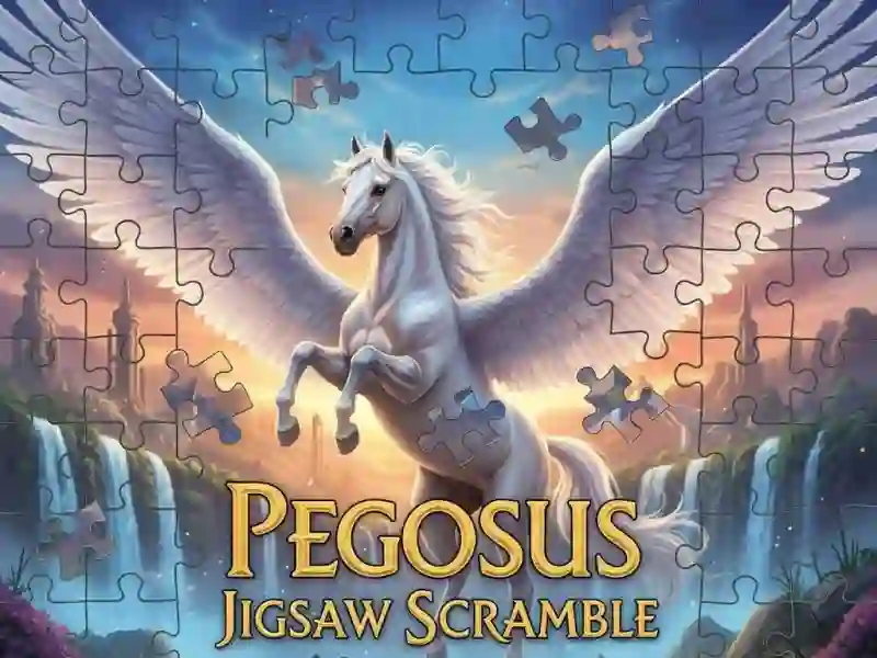 Cluiche Cluiche Pegasus Jigsaw Scramble ar líne