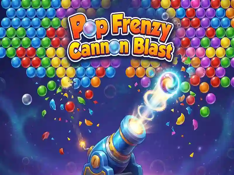 Cluiche Cluiche Pop Frenzy Cannon Blast ar líne
