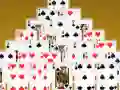 Cluiche Solitaire Pirimid ar líne