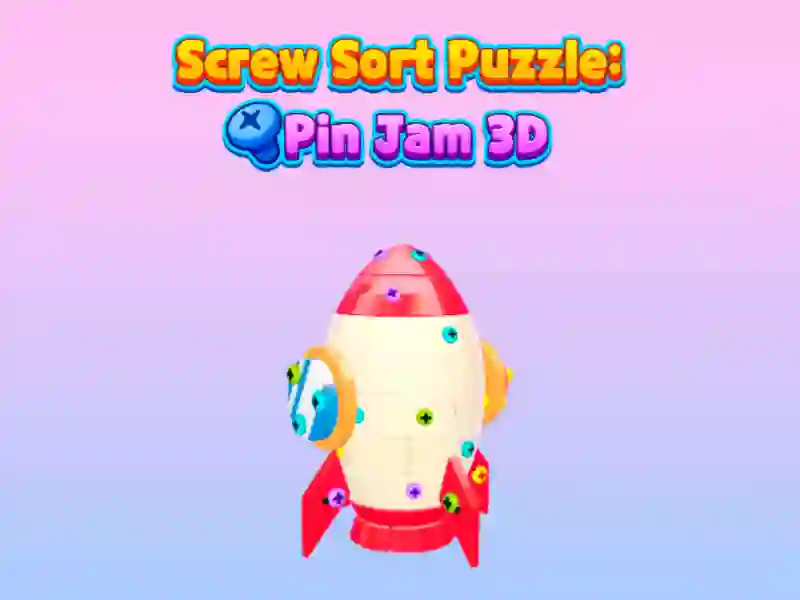 Cluiche Freagra Sórtáil Scriú: PIN JAM 3D ar líne
