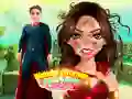 Cluiche Cúram Aghaidh Wonder Woman ar líne Cluiche Cúram Aghaidh Wonder Woman ar líne