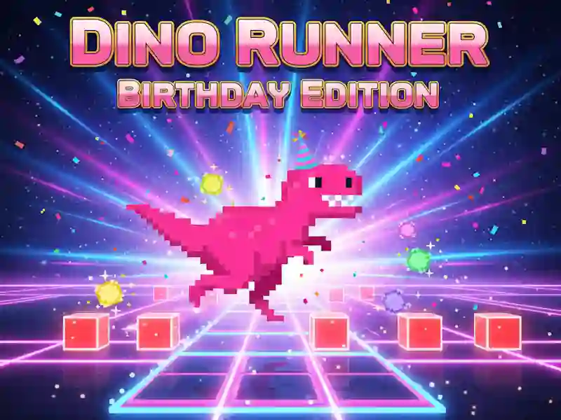 Cluiche Eagrán Breithlá Dino Runner ar líne