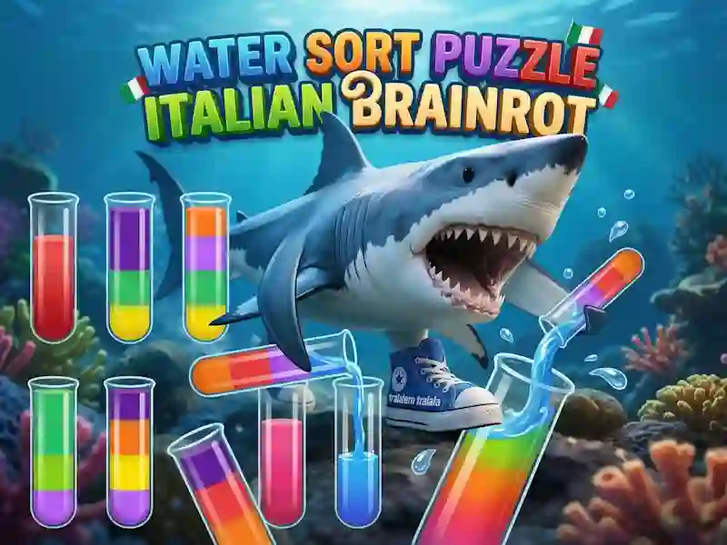 Cluiche Water Sort Puzzle Italian Brainrot ar líne