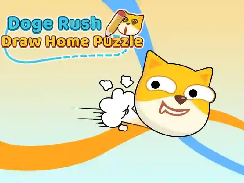 Cluiche Doge Rush Tarraing Home Puzal ar líne