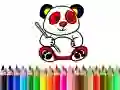 Cluiche Ar ais ar scoil: Péintíocht Panda ar líne Cluiche Ar ais ar scoil: Péintíocht Panda ar líne