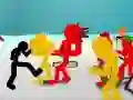 Cluiche Comhrac Sráide Stickman 3D ar líne