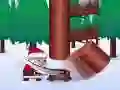 Cluiche Lumberjack Santa ar líne Cluiche Lumberjack Santa ar líne