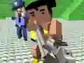 Cluiche GunGame cogadh shoota: gnáthóg bloic ar líne Cluiche GunGame cogadh shoota: gnáthóg bloic ar líne