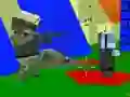 Cluiche Shooting Zombie Blocky Gun Warfare ar líne