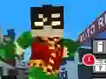 Cluiche Teen Titans Go: Minecraft Rithteoir Teifeach 3D ar líne