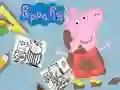 Cluiche Leabhar Dathúcháin Peppa Pig ar líne