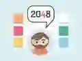 Cluiche 2048 ar líne