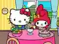 Cluiche Bialann Hello Kitty agus a Cáird ar líne
