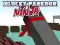 Cluiche Ninja Parkour Bloic ar líne