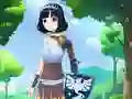 Cluiche Éadaigh Cailín Anime Fantasy ar líne