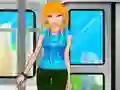 Cluiche Barbie Ar an Traen ar líne