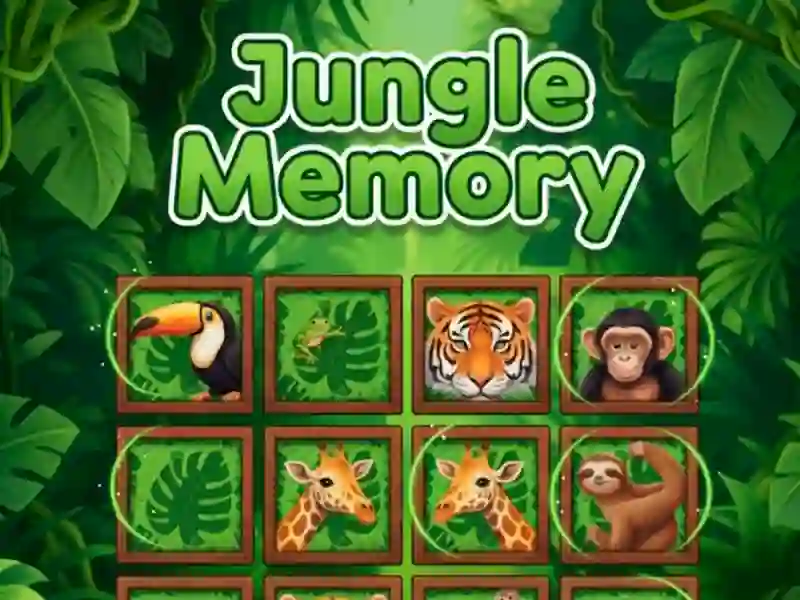 Cluiche Cuimhne Jungle ar líne