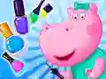 Cluiche Salon Manicure Hippo ar líne