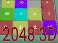 Cluiche 2048 3D ar líne