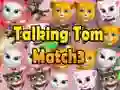 Cluiche Talking Tom Match 3 ar líne Cluiche Talking Tom Match 3 ar líne
