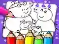 Cluiche Leabhar Dathúcháin Peppa Pig ar líne