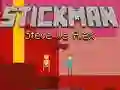 Cluiche Stickman Steve i gcoinne Alex Nether ar líne