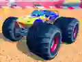 Cluiche Stuntanna Monster Truck Offroad ar líne Cluiche Stuntanna Monster Truck Offroad ar líne