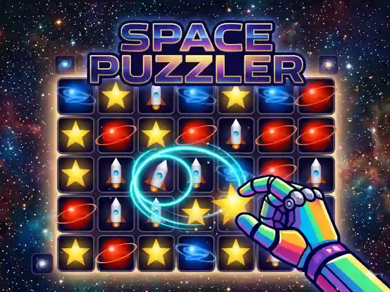 Cluiche Space Puzzler ar líne