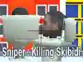 Cluiche Sniper: Mafhach Skibidi ar líne