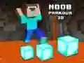 Cluiche Noob Parkour 3D ar líne