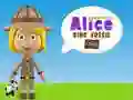 Cluiche Domhan Alice: Fósaí Dino ar líne