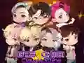 Cluiche Mionghléraithe BTS Chibi ar líne