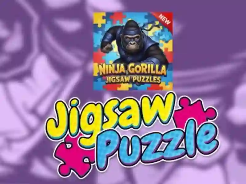 Cluiche Puzzles Jigsaw Ninja Gorilla ar líne