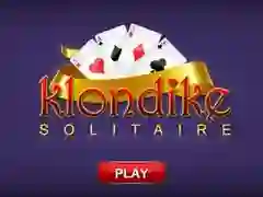 Cluiche Klondike Solitaire ar líne