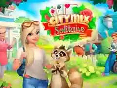 Cluiche Solitaire Measc Cathair ar líne