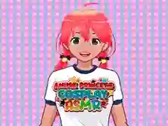 Cluiche Anime Banríon Cosplay ASMR ar líne
