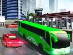 Cluiche Simléire bus 3D ar líne Cluiche Simléire bus 3D ar líne