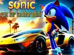 Cluiche Sonic Rith do Lamborghini ar líne