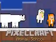 Cluiche Scoil Ainmhithe PixelCraft ar líne