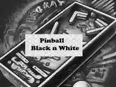 Cluiche Pinball Dubh agus Bán ar líne