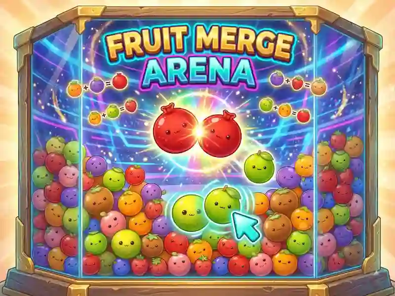 Cluiche Fruit Merge Arena ar líne