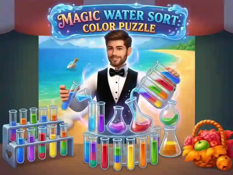 Cluiche Magic Water Sort: Color Puzzle ar líne