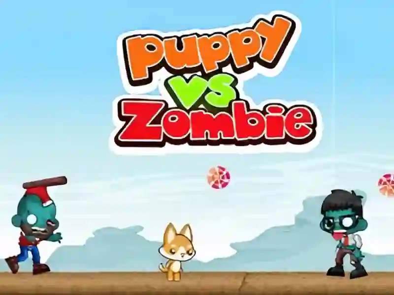 Cluiche Cluiche Puppy vs Zombie ar líne