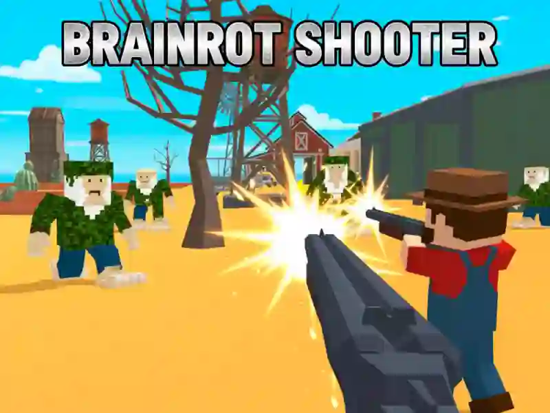 Cluiche Shooter Brainrot ar líne