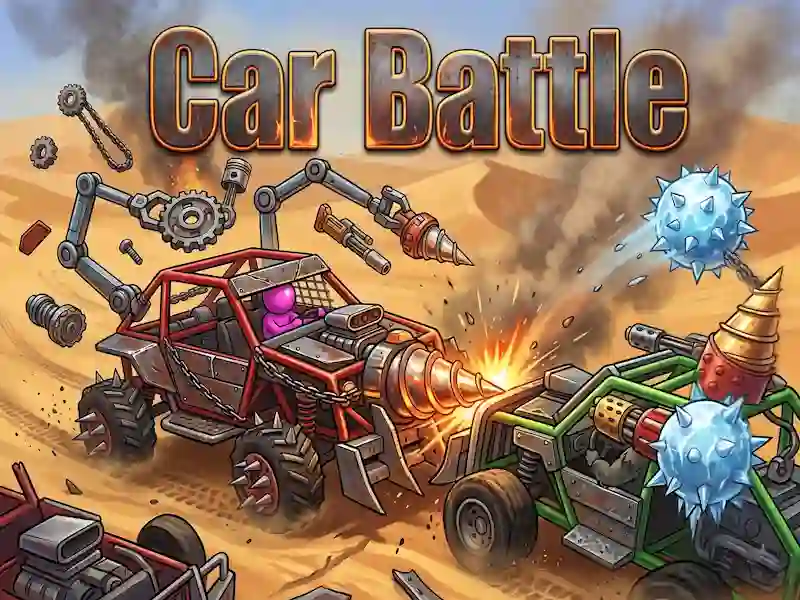 Cluiche Car Battle ar líne